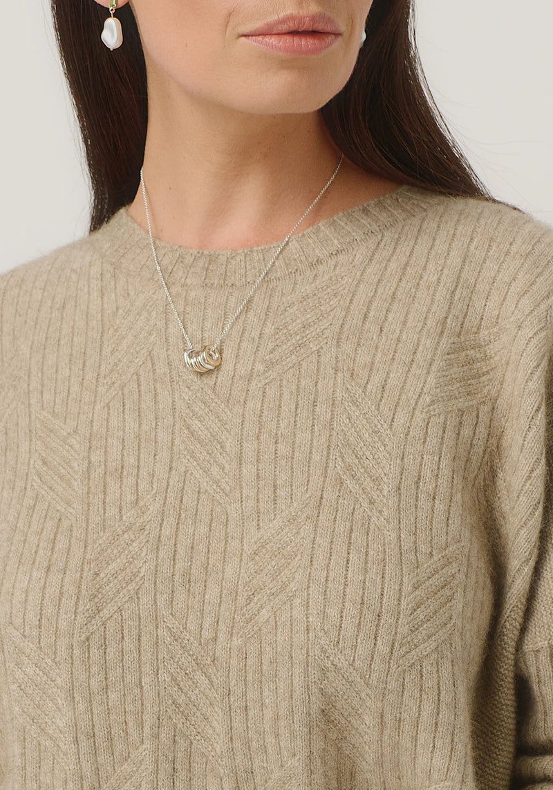 Cleo Sweater in Latte | Merinomink