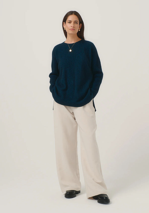 Cleo Sweater in Peacock | Merinomink