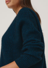 Cleo Sweater in Peacock | Merinomink