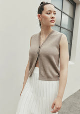 Indigo Vest in Cobblestone | Untouched World