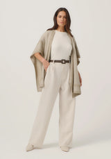 Mari Wrap in Latte/Ecru | Merinomink