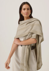 Mari Wrap in Latte/Ecru | Merinomink