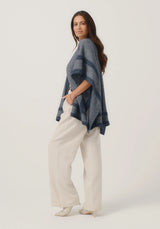 Mari Wrap in River/Ecru | Merinomink
