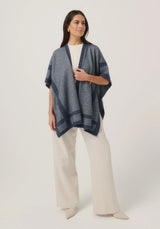 Mari Wrap in River/Ecru | Merinomink