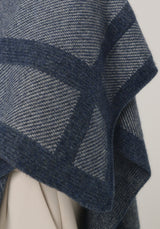 Mari Wrap in River/Ecru | Merinomink
