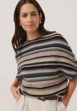 Ziggy Knit Tee in River/Rose | Merinomink