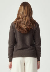 Kapua Crew Cashmere Sweater in Cinnamon | Untouched World