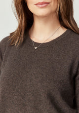 Kapua Crew Cashmere Sweater in Cinnamon | Untouched World