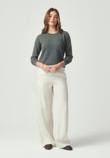 Kapua Crew Cashmere Sweater in Kanuka | Untouched World