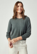 Kapua Crew Cashmere Sweater in Kanuka | Untouched World
