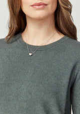 Kapua Crew Cashmere Sweater in Kanuka | Untouched World