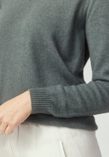 Kapua Crew Cashmere Sweater in Kanuka | Untouched World