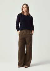 Kapua Crew Cashmere Sweater in Navy | Untouched World