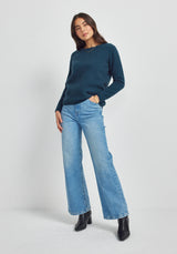 Michelle Sweater in Deep Teal | Untouched World