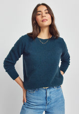 Michelle Sweater in Deep Teal | Untouched World