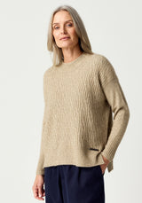 Mabel Sweater in Latte | Merinomink