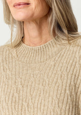 Mabel Sweater in Latte | Merinomink