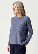 Mabel Sweater in Waterfall | Merinomink