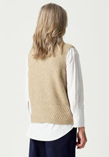 Caitlins Tank Top in Latte | Merinomink