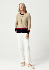 Ruby Cardigan in Latte | Merinomink