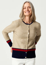 Ruby Cardigan in Latte | Merinomink