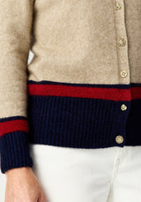Ruby Cardigan in Latte | Merinomink