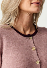 Ruby Cardigan in Rose Dust | Merinomink