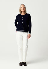 Hara Cardigan in Ink/Stone | Merinomink