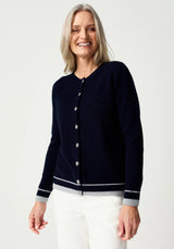 Hara Cardigan in Ink/Stone | Merinomink