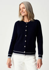 Hara Cardigan in Ink/Stone | Merinomink