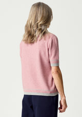 Piha Tee in Lily/Stone | Merinomink