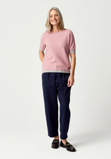 Piha Tee in Lily/Stone | Merinomink