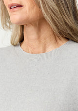 Piha Tee in Stone/Ink | Merinomink