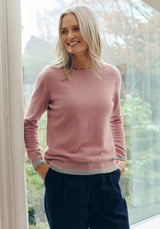 Hayes Sweater in Lily/Stone | Merinomink