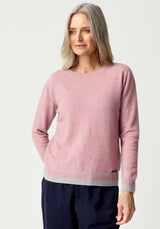 Hayes Sweater in Lily/Stone | Merinomink