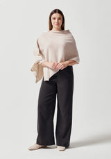 Halo Poncho in Fresh Linen | Merinomink