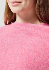 Halo Poncho in Fuchsia | Merinomink