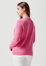 Ridge Sweater in Fuchsia | Merinomink