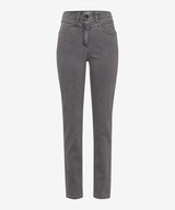 Laura Stretch Jeans in Grey | Brax at Sarah Thomson Melrose | Pack shot of back
