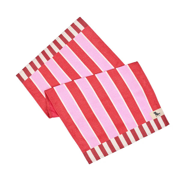 Cherry Bomb Waffle Quick Dry Towels | Dock & Bay