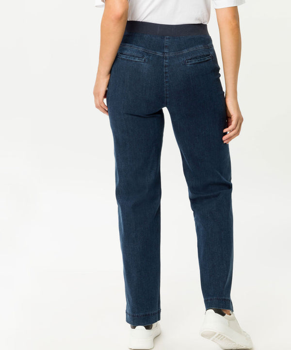 Pam Flared in Dark Stretch Denim  | Brax