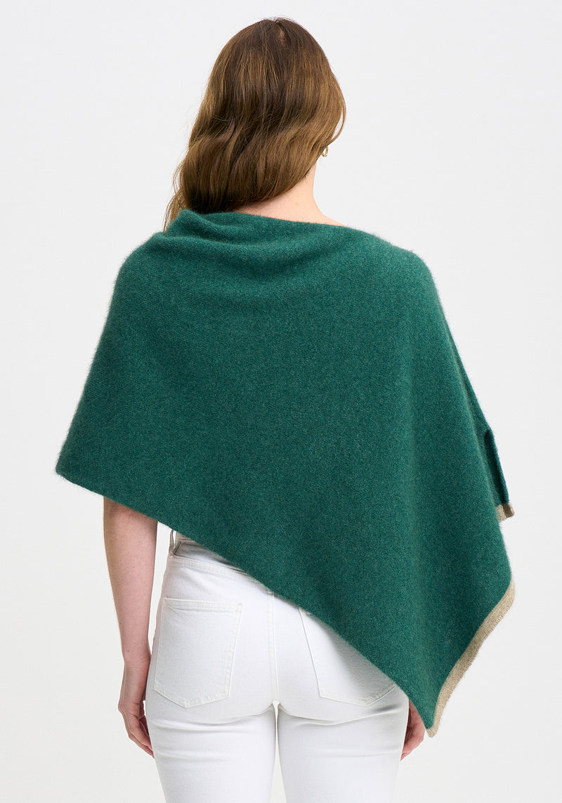 Two Tone Poncho | Merinomink