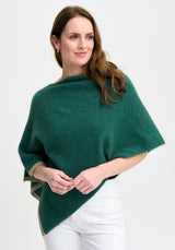 Two Tone Poncho | Merinomink