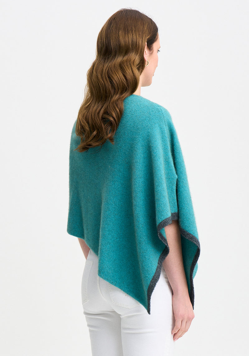 Two Tone Poncho | Merinomink