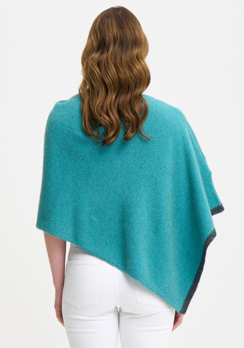 Two Tone Poncho | Merinomink