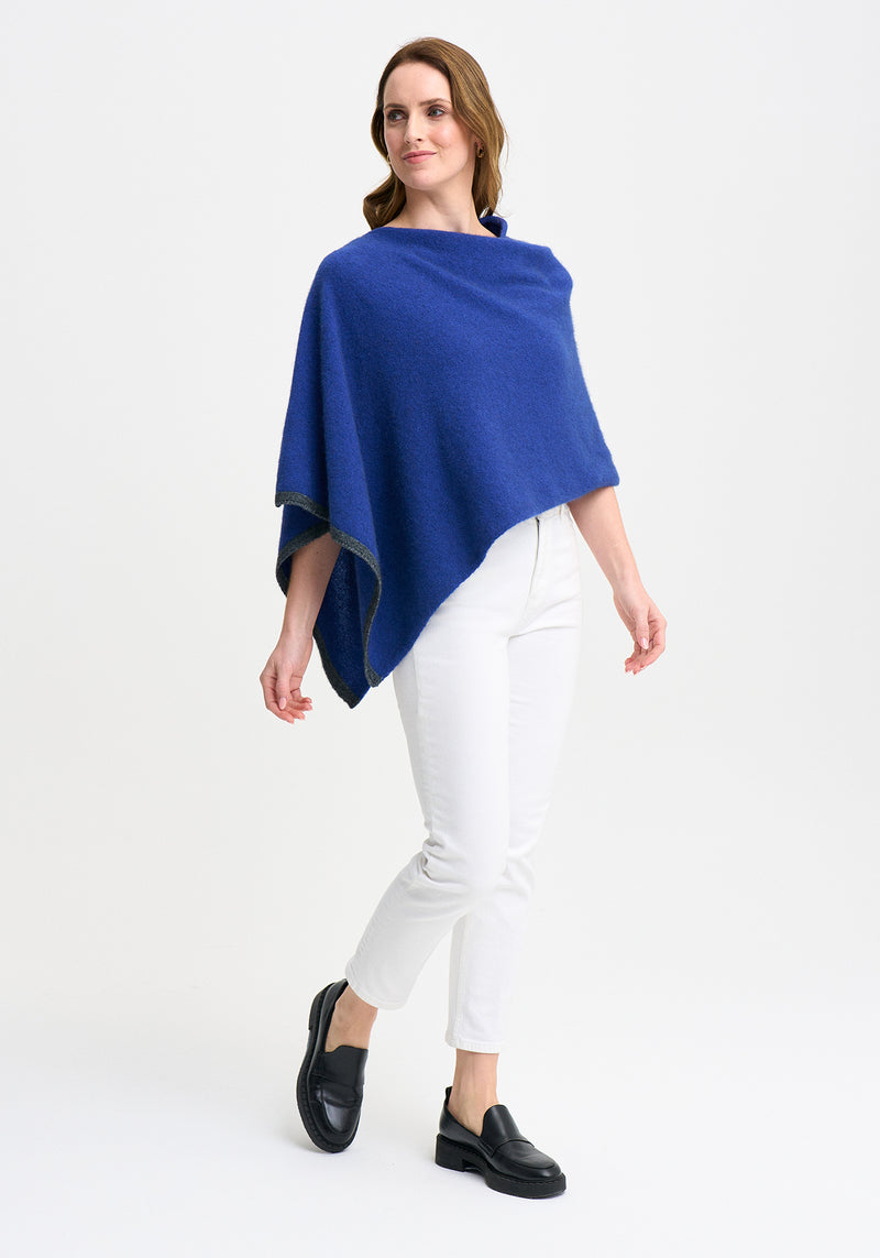 Two Tone Poncho | Merinomink