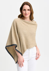 Two Tone Poncho | Merinomink