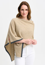 Two Tone Poncho | Merinomink