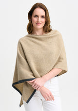 Two Tone Poncho | Merinomink