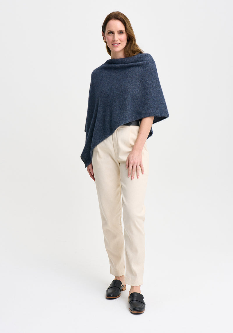 Two Tone Poncho | Merinomink